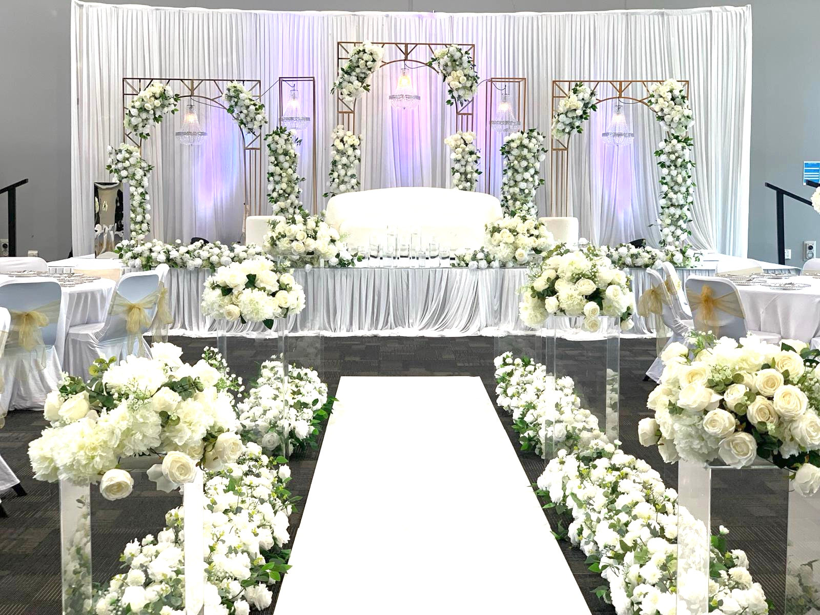 Wedding Reception Decoration Don Rowlands – HIRE 'N CHILL