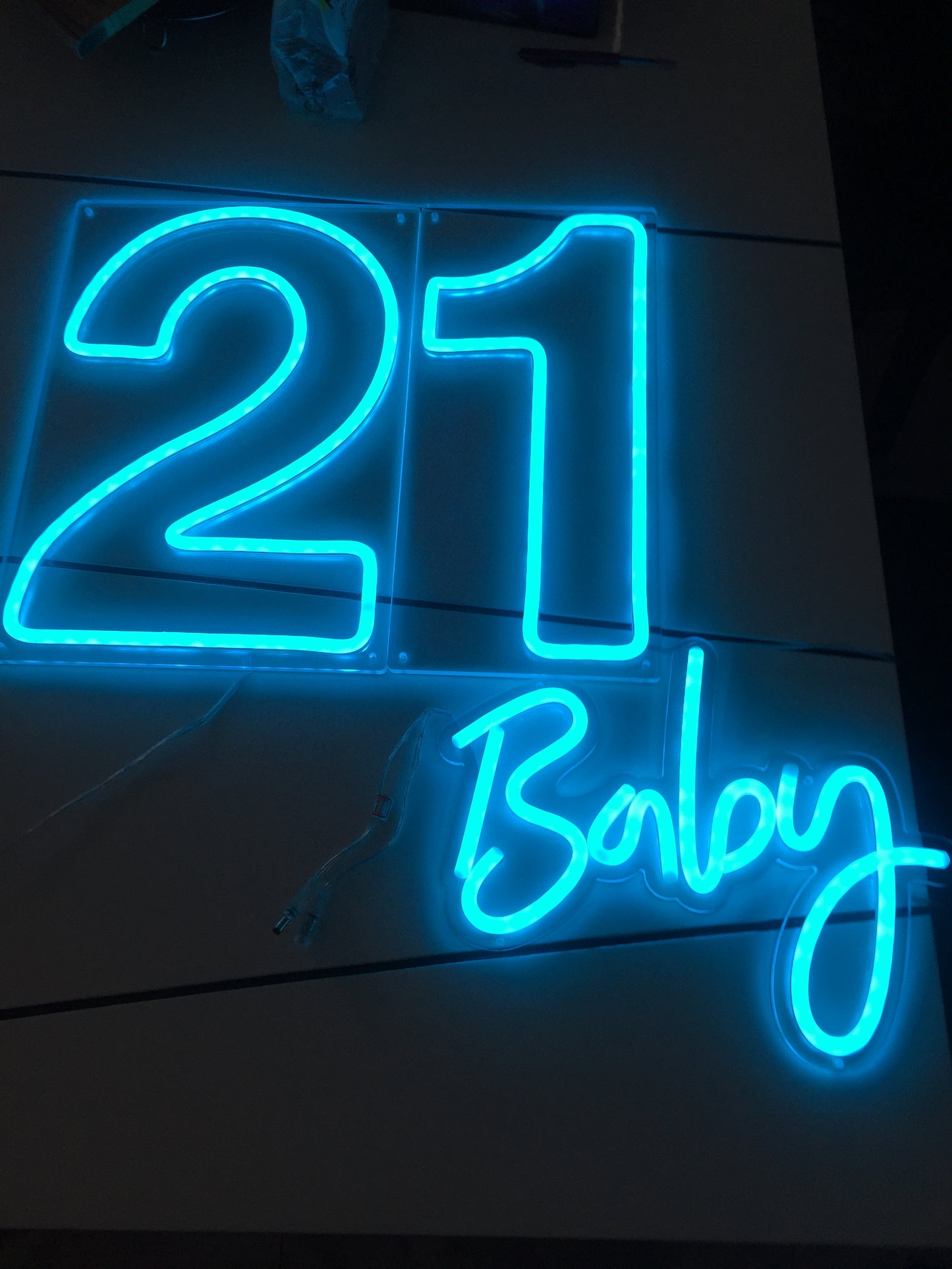 21 Baby Neon Sign