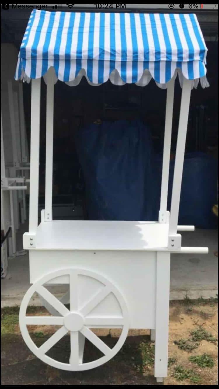 White Luxe Cart