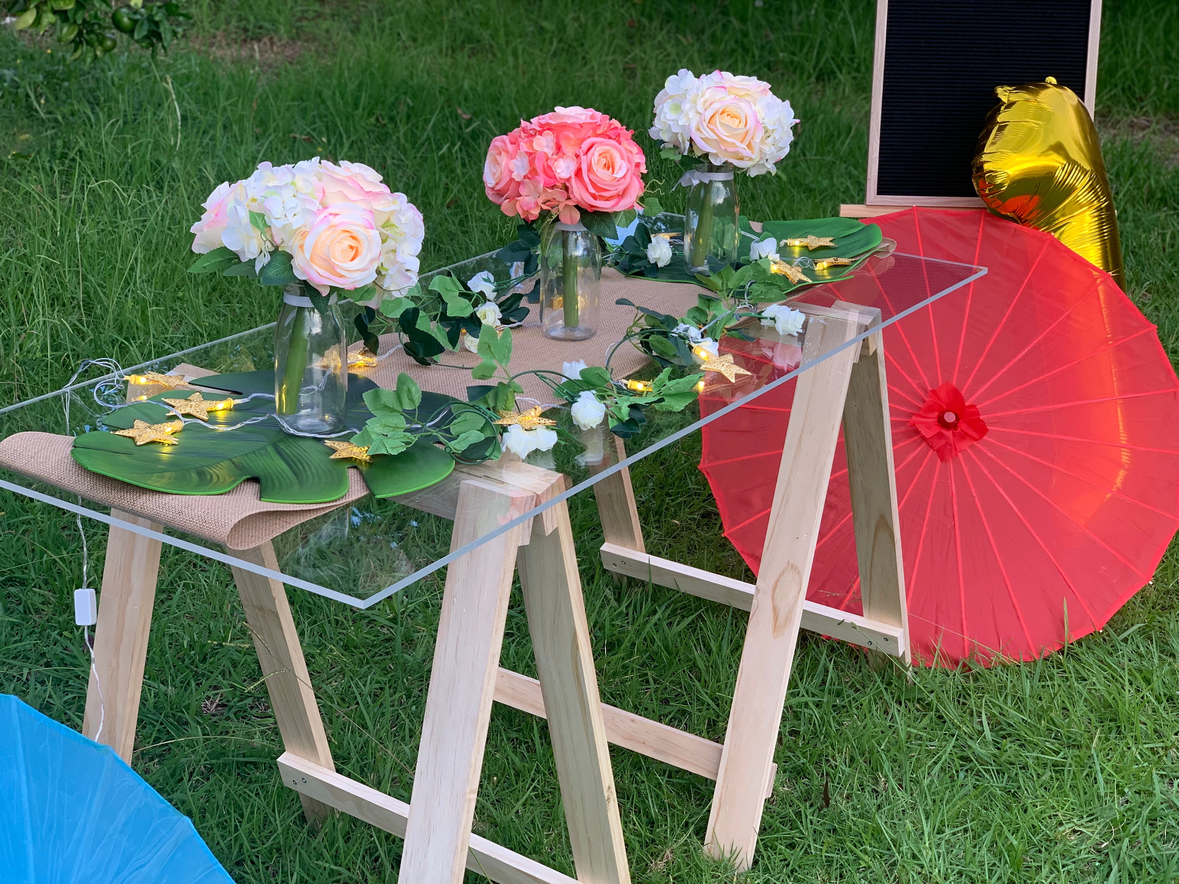 TRESTLE TABLES – HIRE 'N CHILL