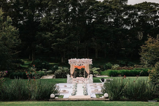 Outdoor  Mandap |  Indian Weddings | Designer Mandaps