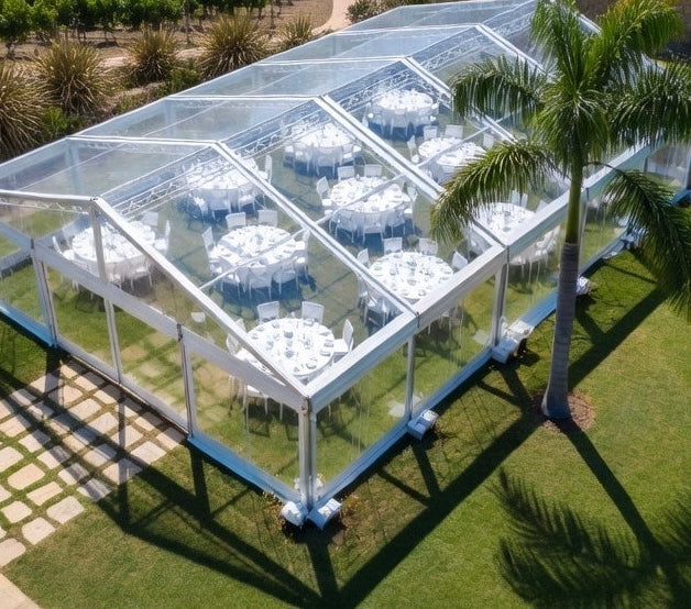 10m by 30m Clear Marquee For Hire