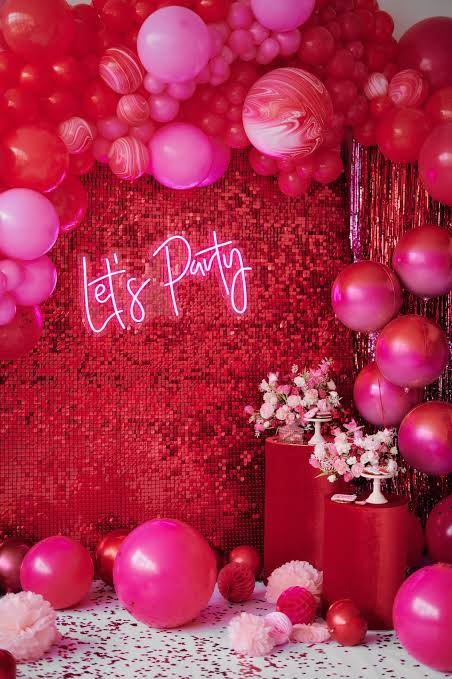 Red Shimmer wall