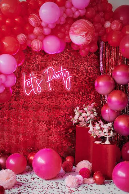 Red Shimmer wall