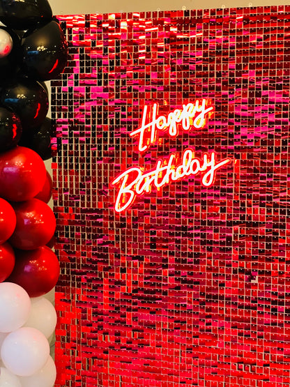 Red Shimmer wall