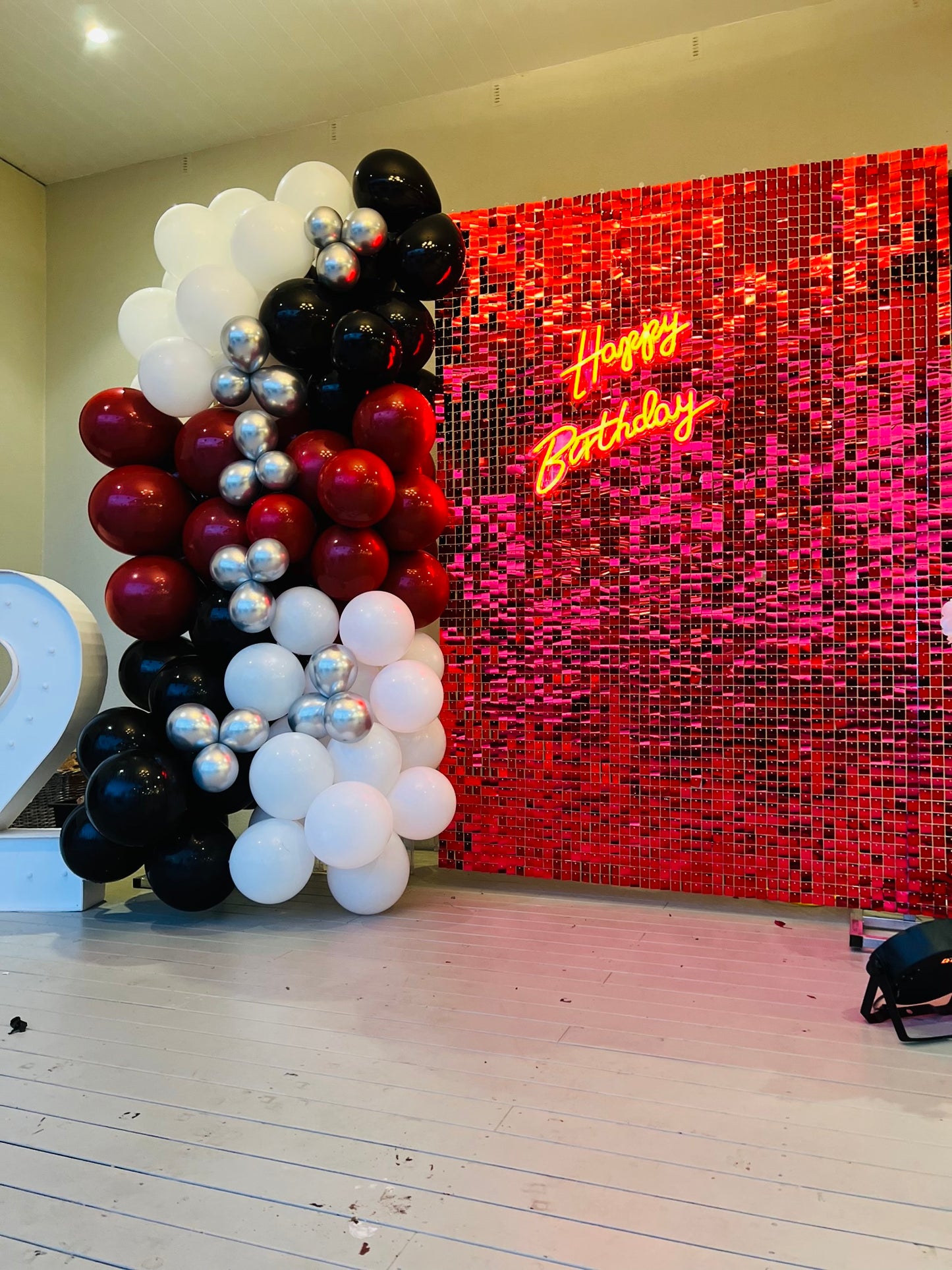Red Shimmer wall
