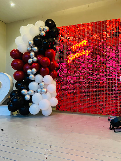 Red Shimmer wall