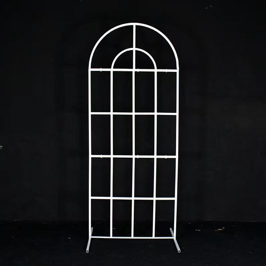 White Arch French Window Frame | Wedding Arch