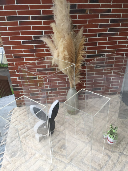 Clear Acrylic Plinth Big