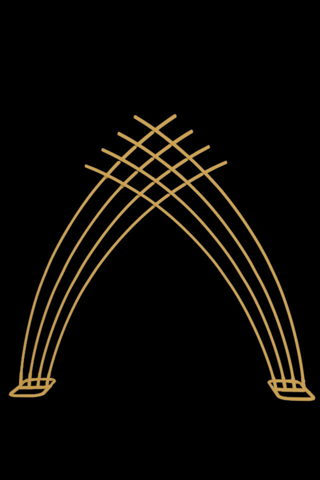 Luxe Gold Wedding Arch