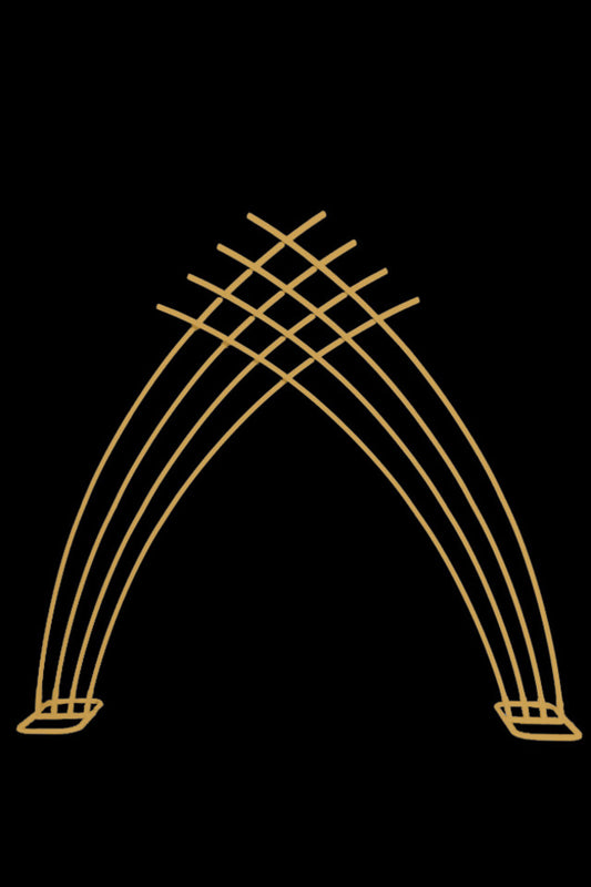 Luxe Gold Wedding Arch