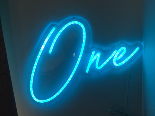 ONE Neon Sign