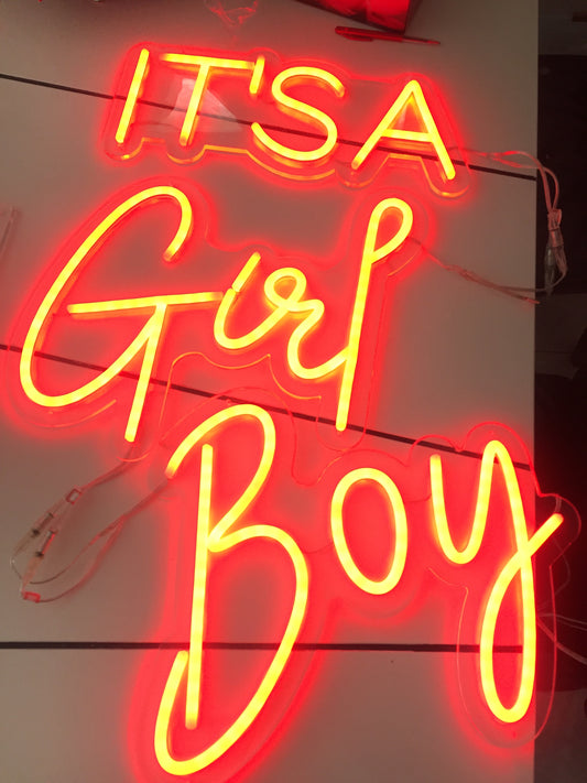 IT'S A Girl or Boy  Neon Sign
