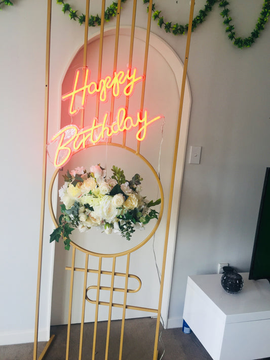 Happy Birthday Neon sign