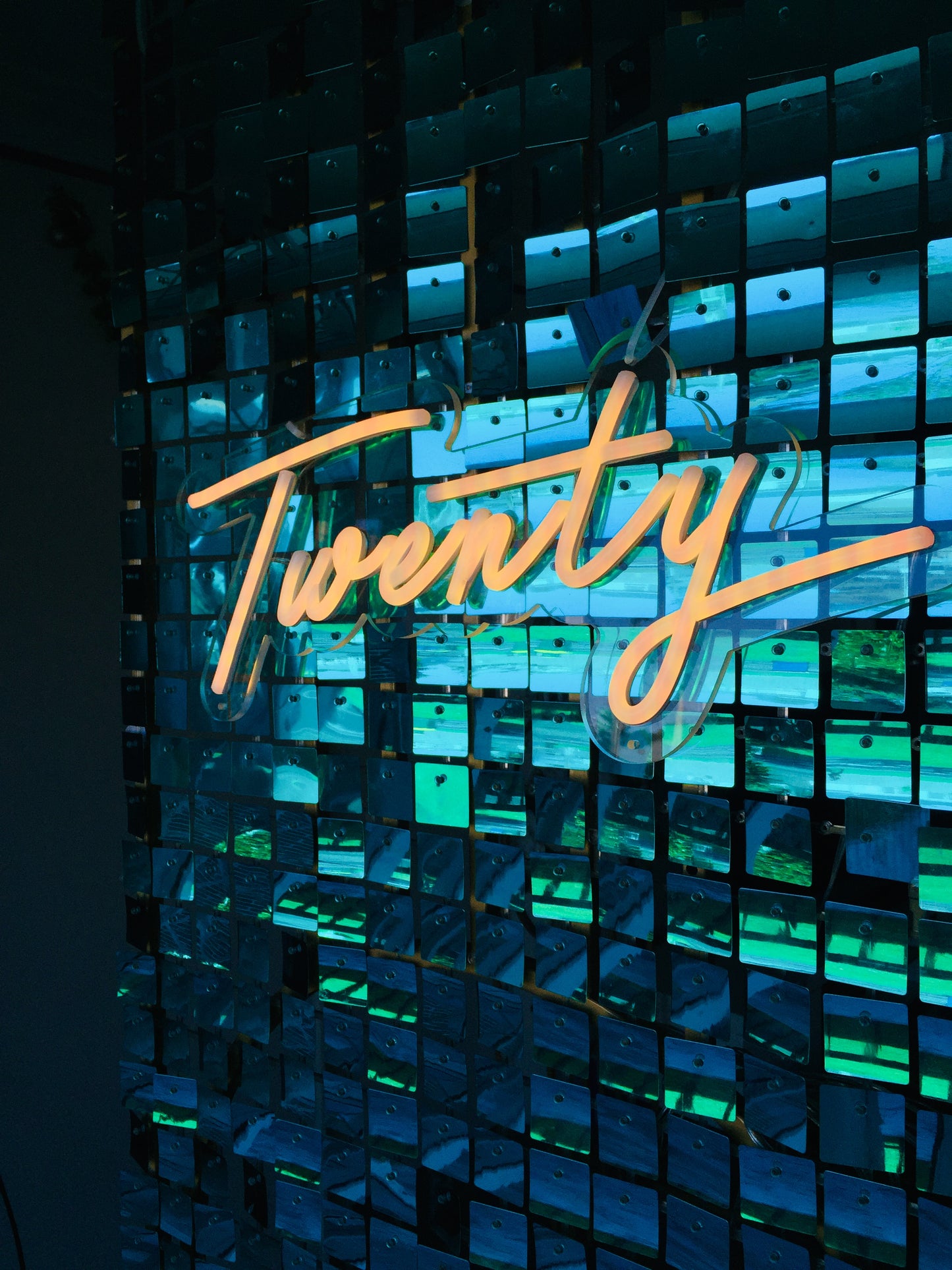 Twenty Neon Sign