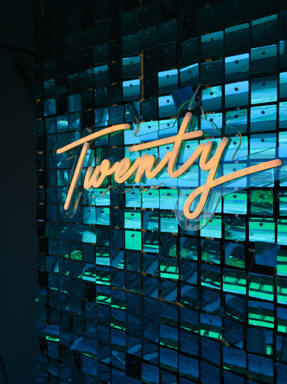Twenty Neon Sign