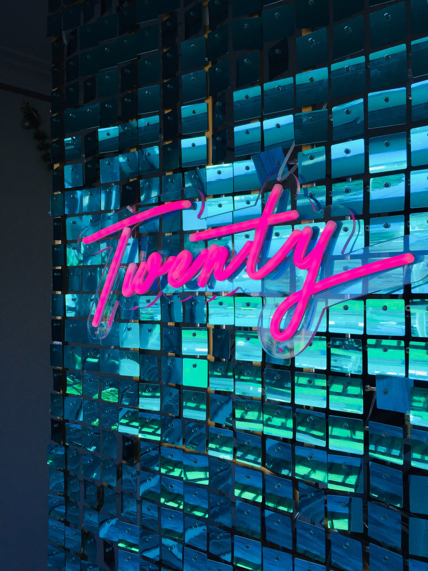 Twenty Neon Sign