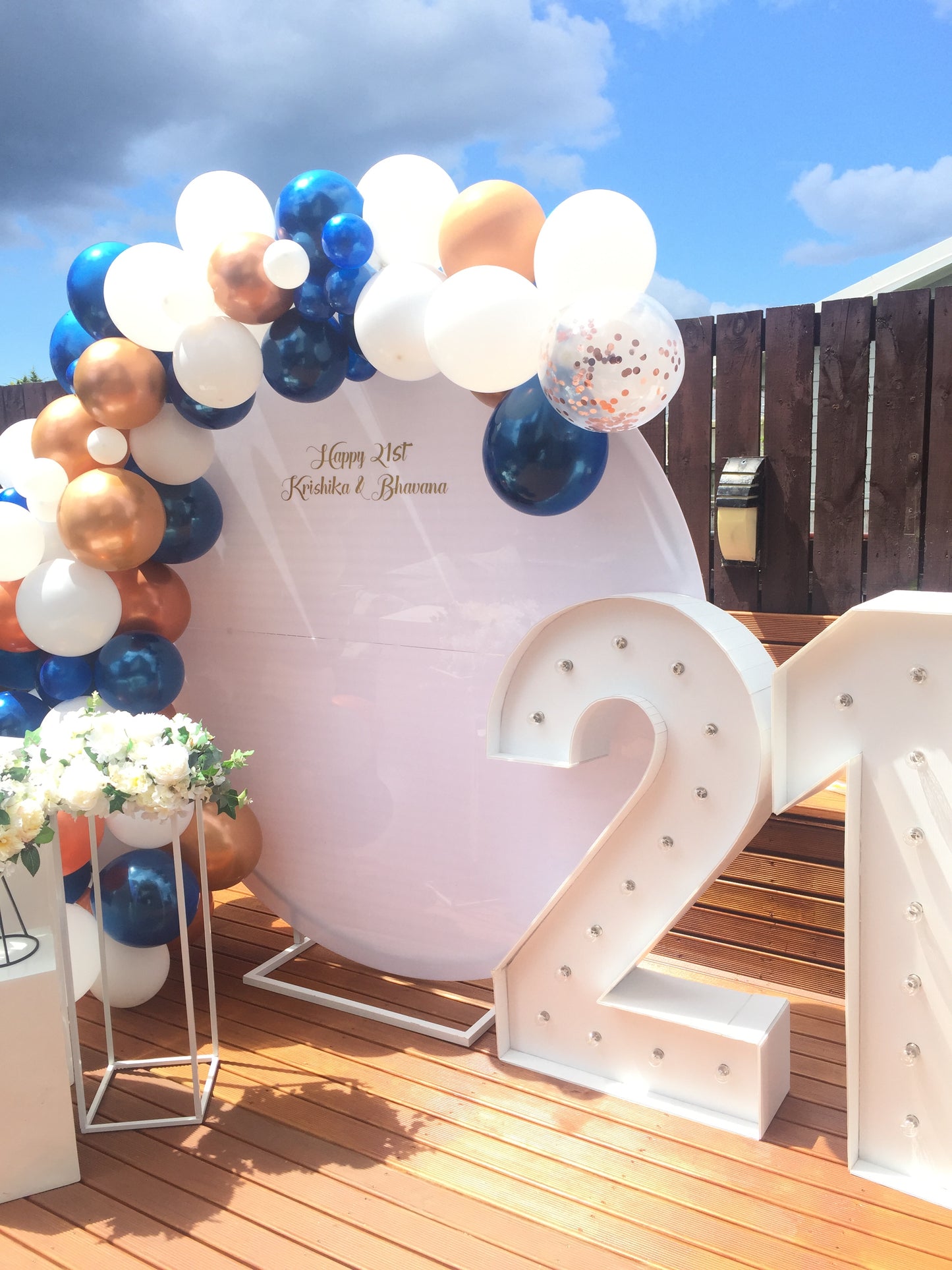 21st Birthday Decor