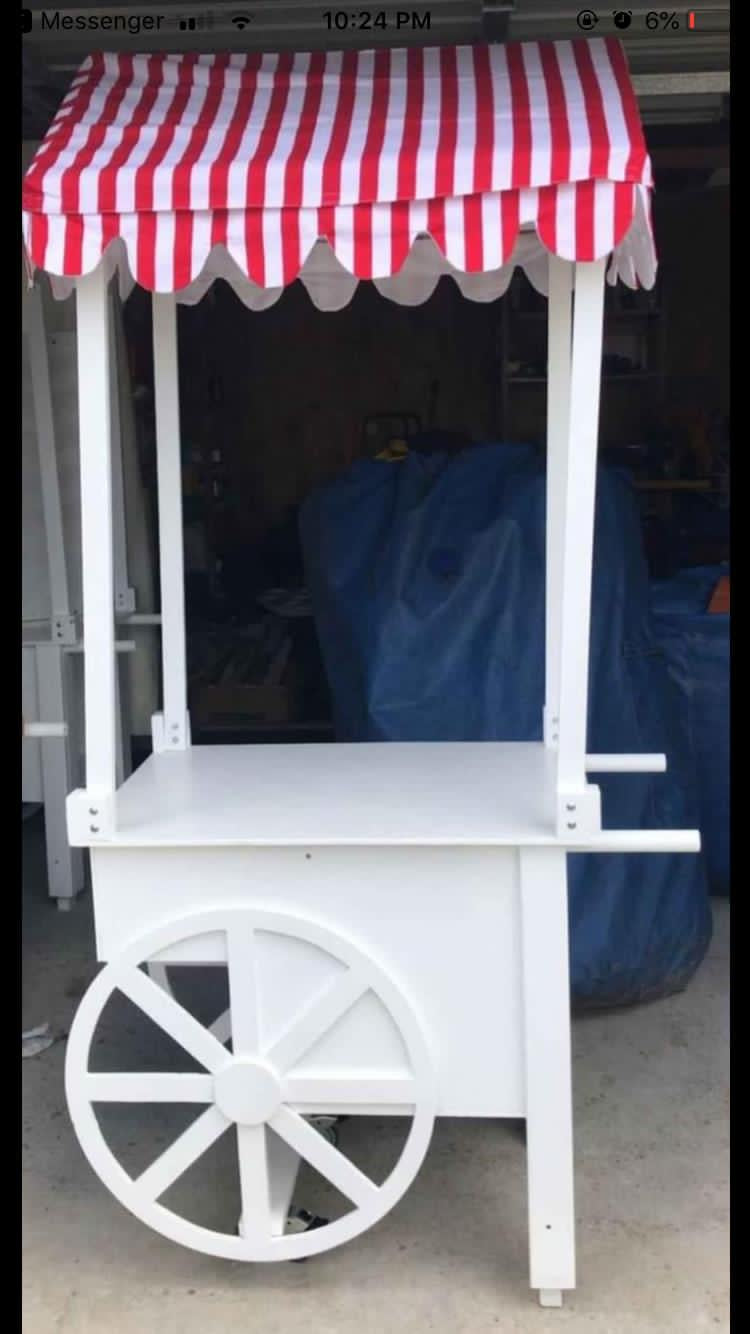 White Luxe Cart