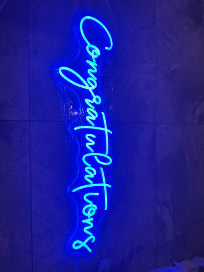 Congratulations Neon Sign