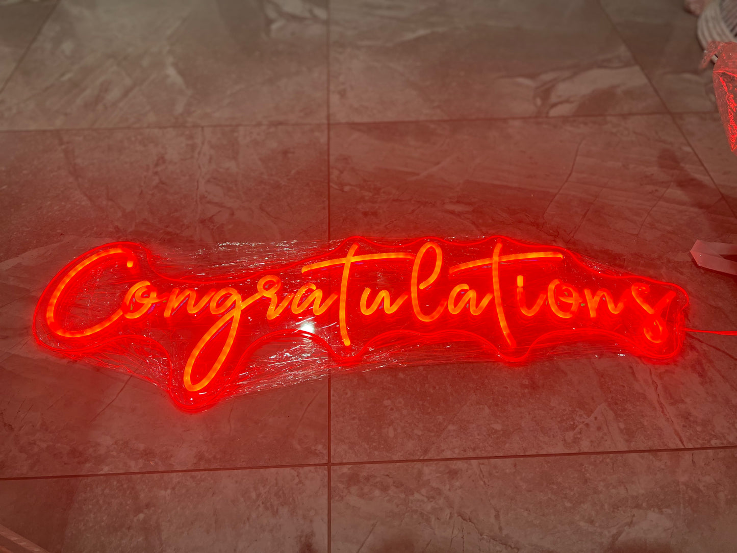 Congratulations Neon Sign